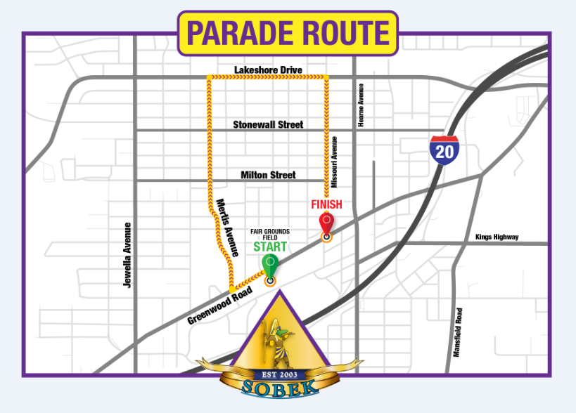Sobek Parade Route